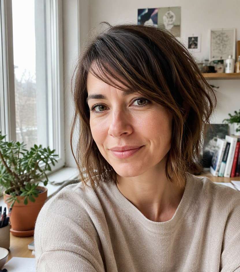 Side Fringe on Fine Hair