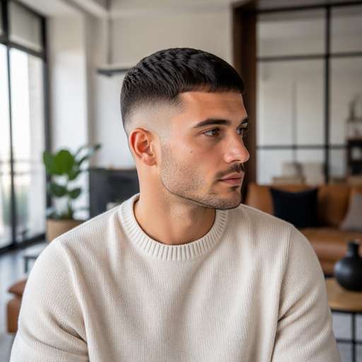 Skin Fade With Short Crop hairstyle preview