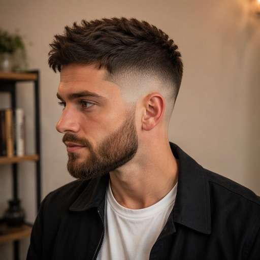 Skin Fade With Beard Connection hairstyle preview