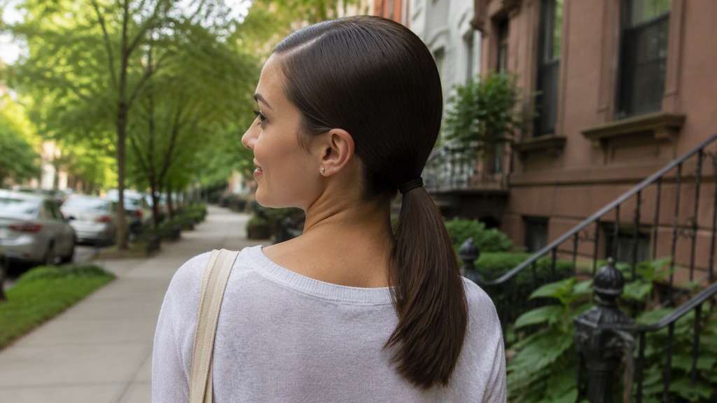 Sleek Low Ponytail hairstyle