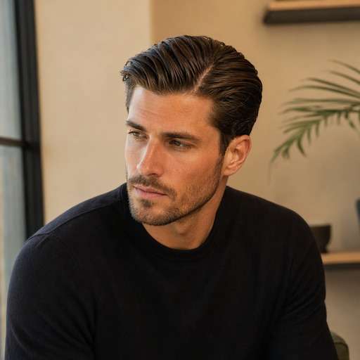 Slick Back With Side Part hairstyle preview