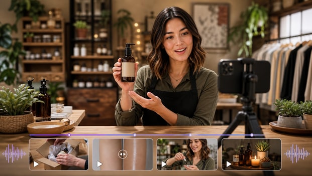 Small business TikTok ideas matched to brand goals with Media.io Viral Studio