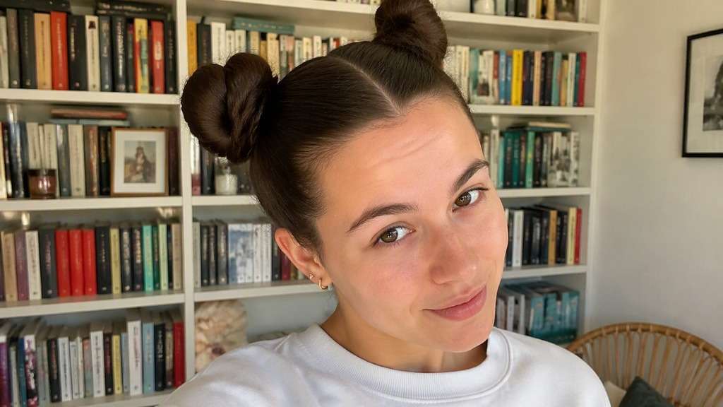 Sleek Space Buns hairstyle