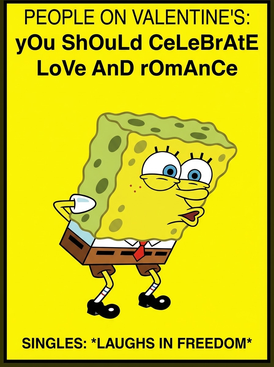 Spongebob Mocking Valentine Meme