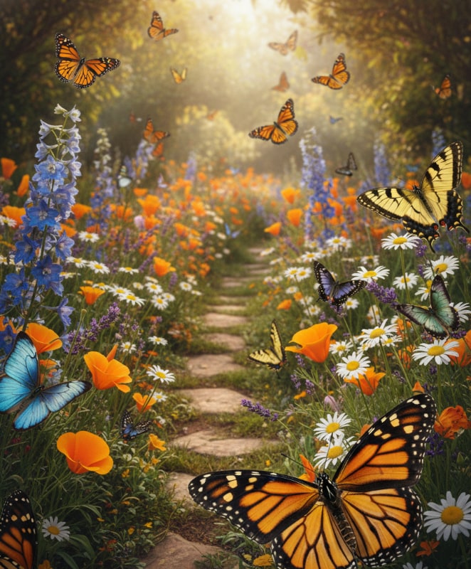 Spring Butterfly Garden Bloom 15
