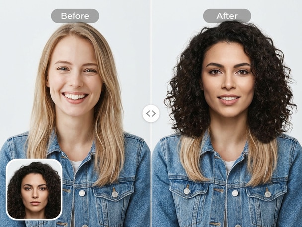 Creative AI sticker avatar swap