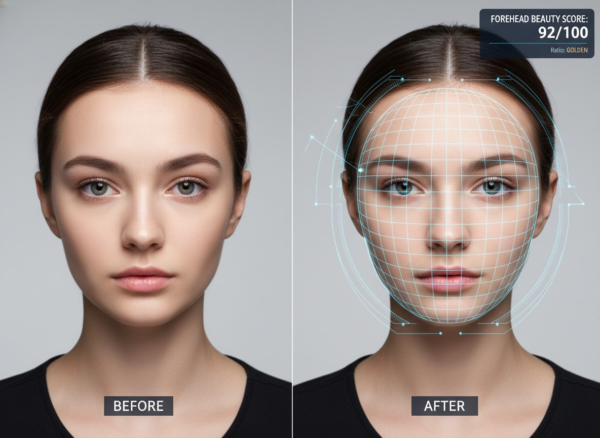 Discover Your Facial Proportions with the AI Forehead Type Detector