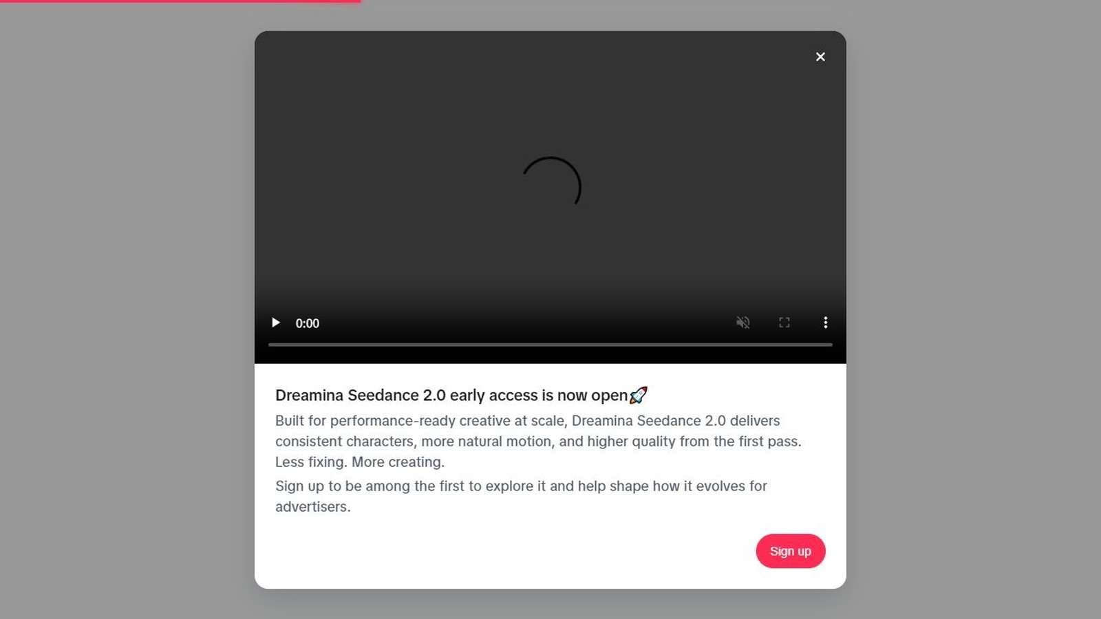 TikTok Symphony official creative tools page for AI avatars and product ads
