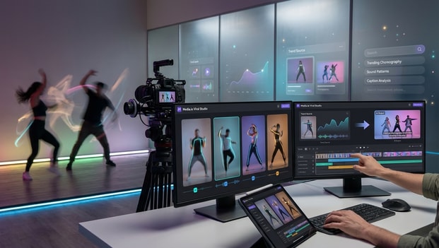 Track trending TikTok dances with AI analytics