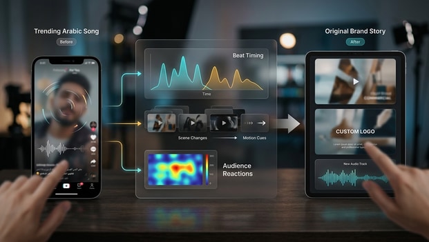 AI format analysis of viral TikTok videos