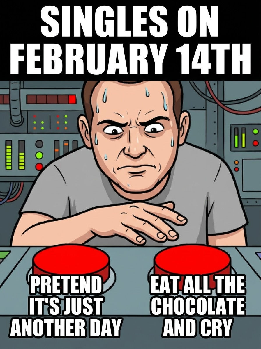 Two buttons single valentine meme