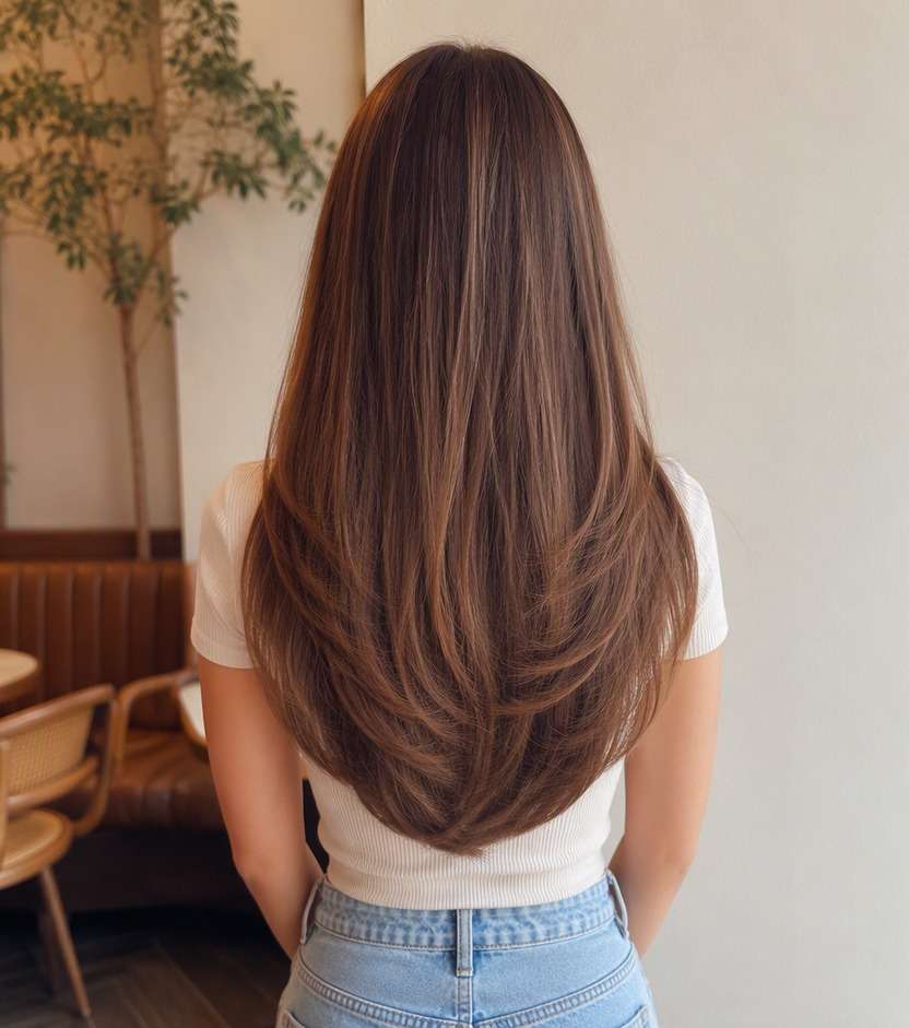 U Cut with Long Layers hairstyle preview