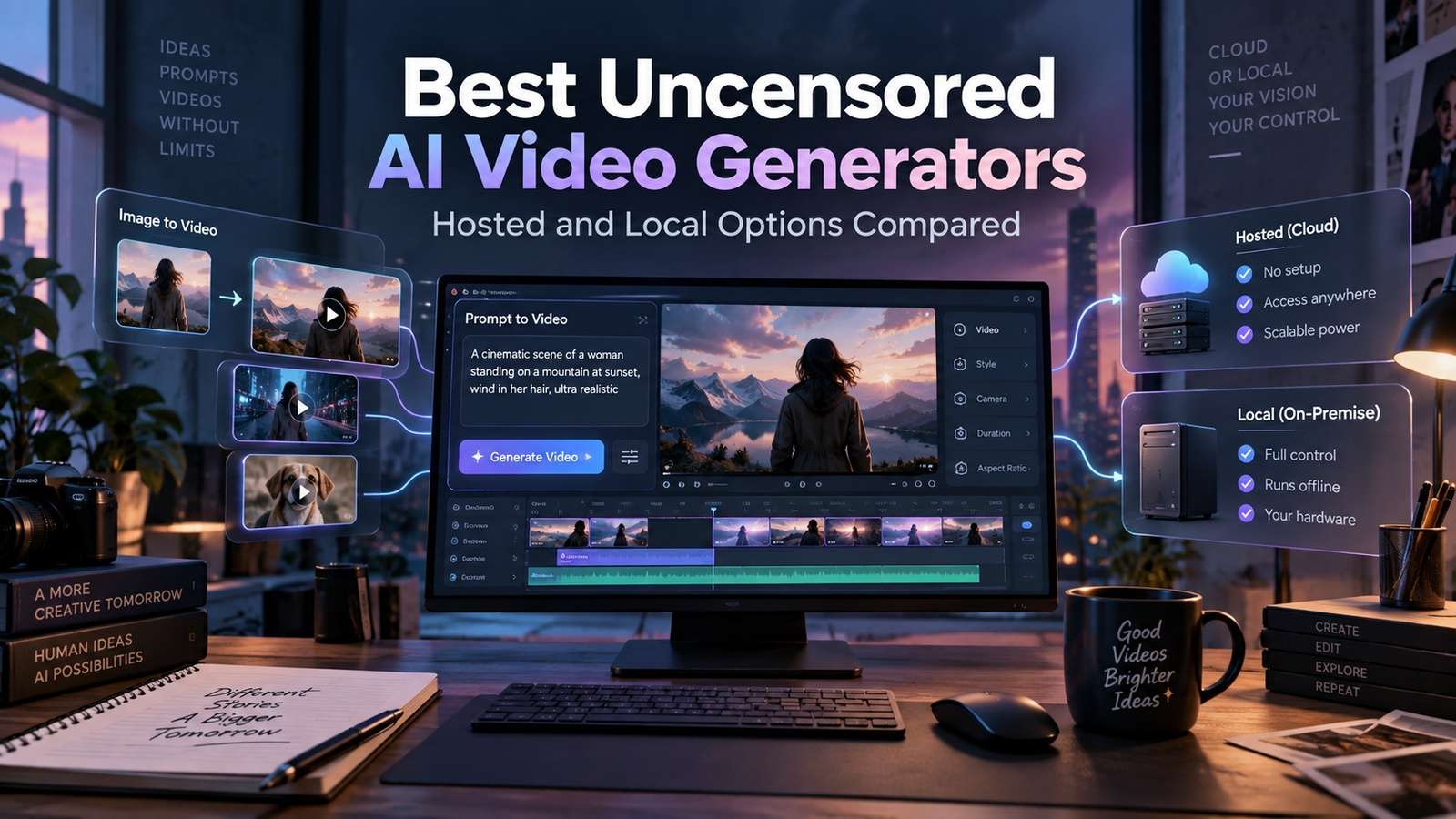 Best Uncensored AI Video Generators for More Creative Control