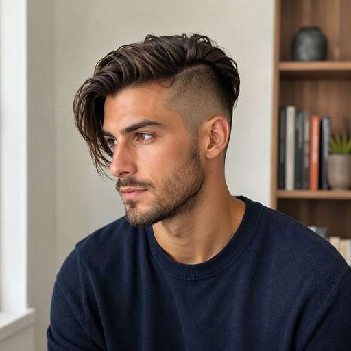 Long Undercut hairstyle preview