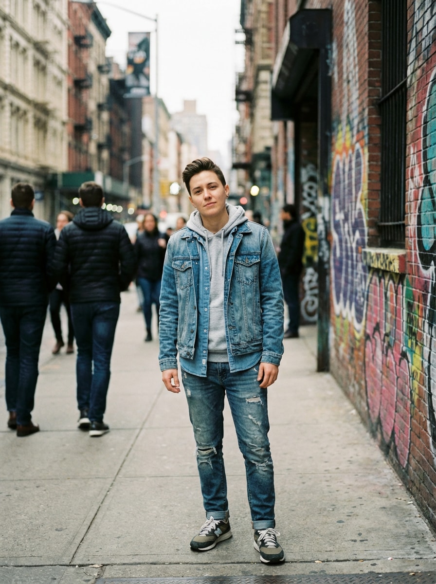 urban street style portrait avatar