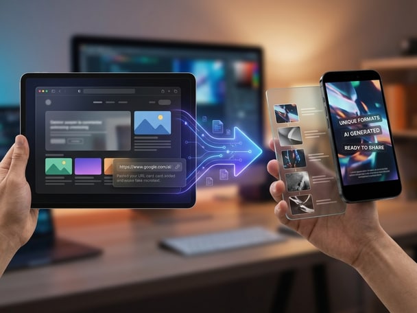 Generate original AI video templates from URLs
