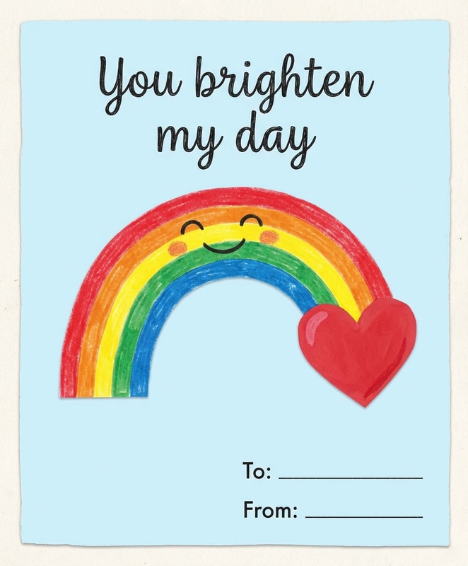 Rainbow Love Card