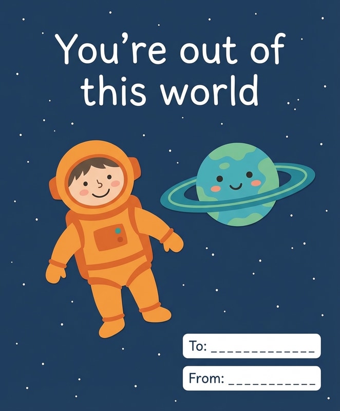 You're Out of This World Card