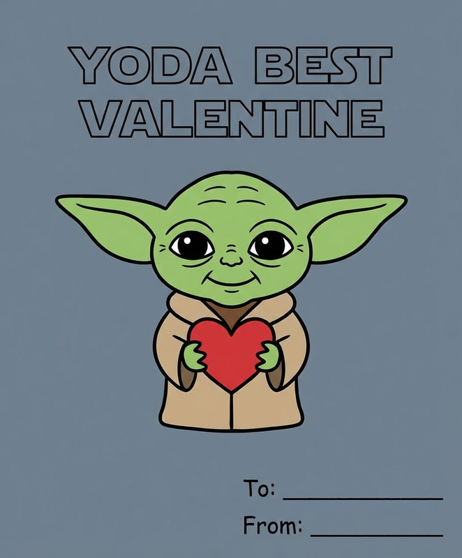 Yoda Best Valentine Card