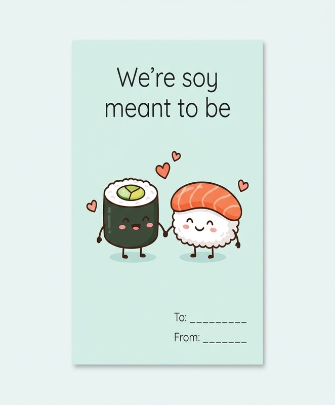 We're Soy Meant to Be Card