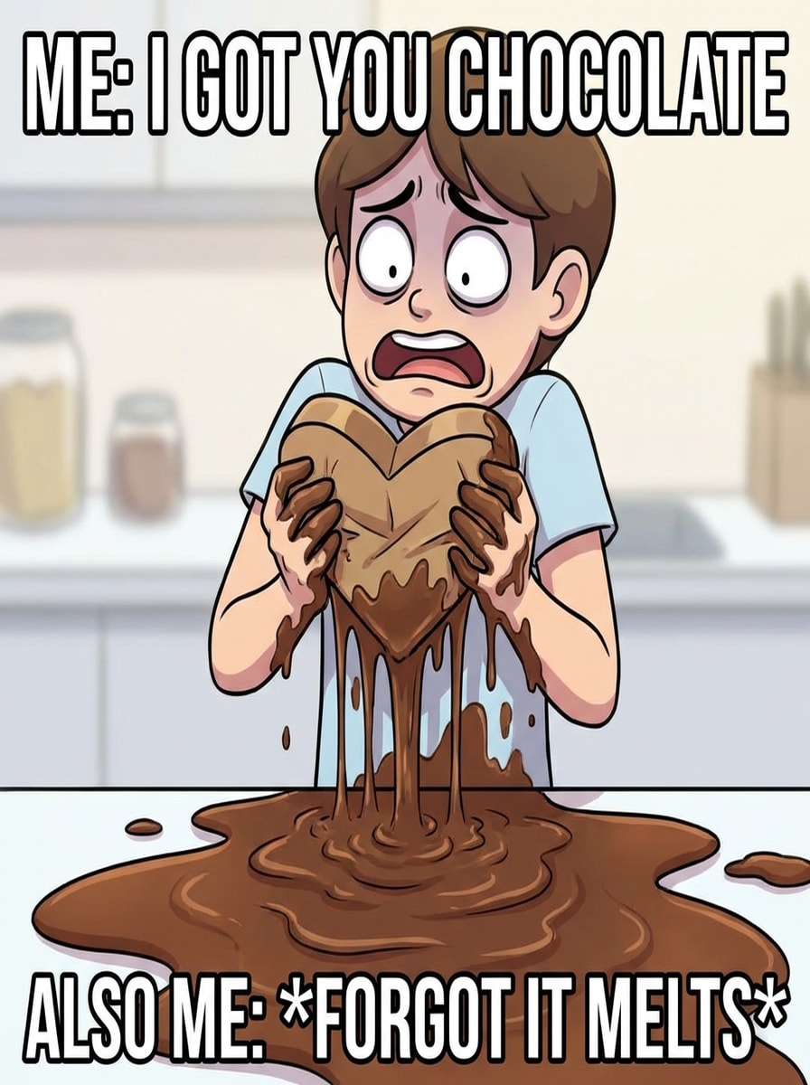 Valentine Chocolate Fail Meme