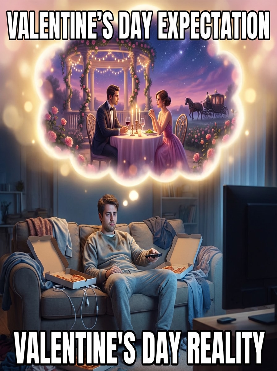 Valentine Expectations Meme