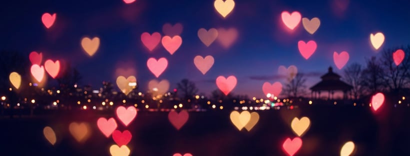 Heart Bokeh Lights Magical