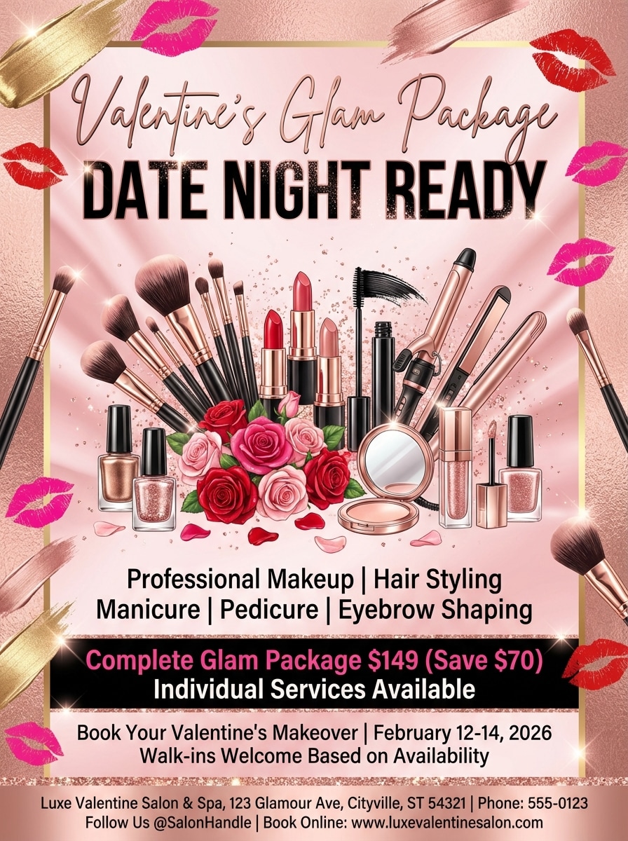 Valentine's Beauty Salon Makeover