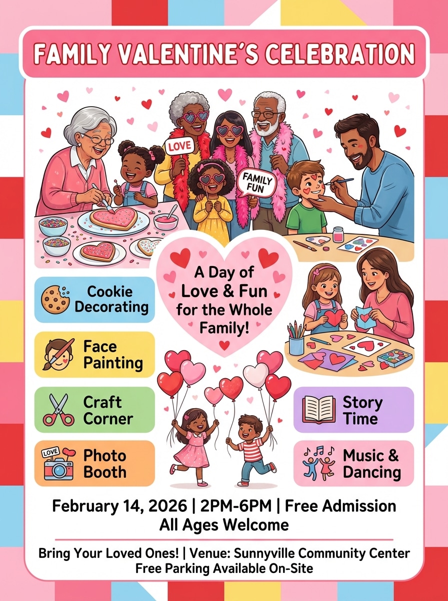 Valentine's Family Event All Ages