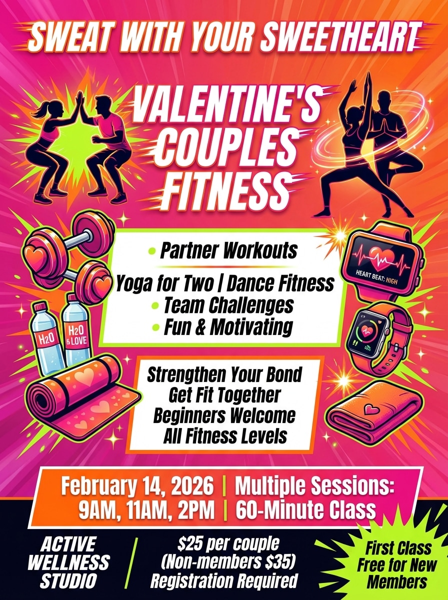 Valentine's Fitness Couples Workout