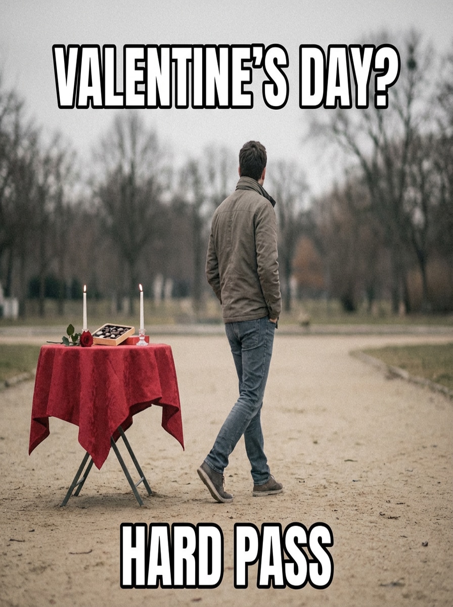 Valentine Hard Pass Meme
