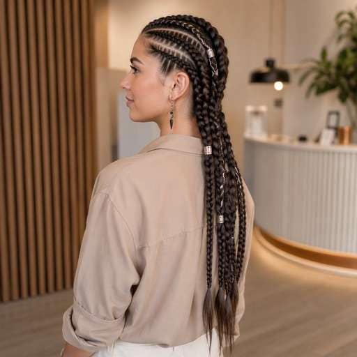 Viking Braids With Cuffs hairstyle photo preview