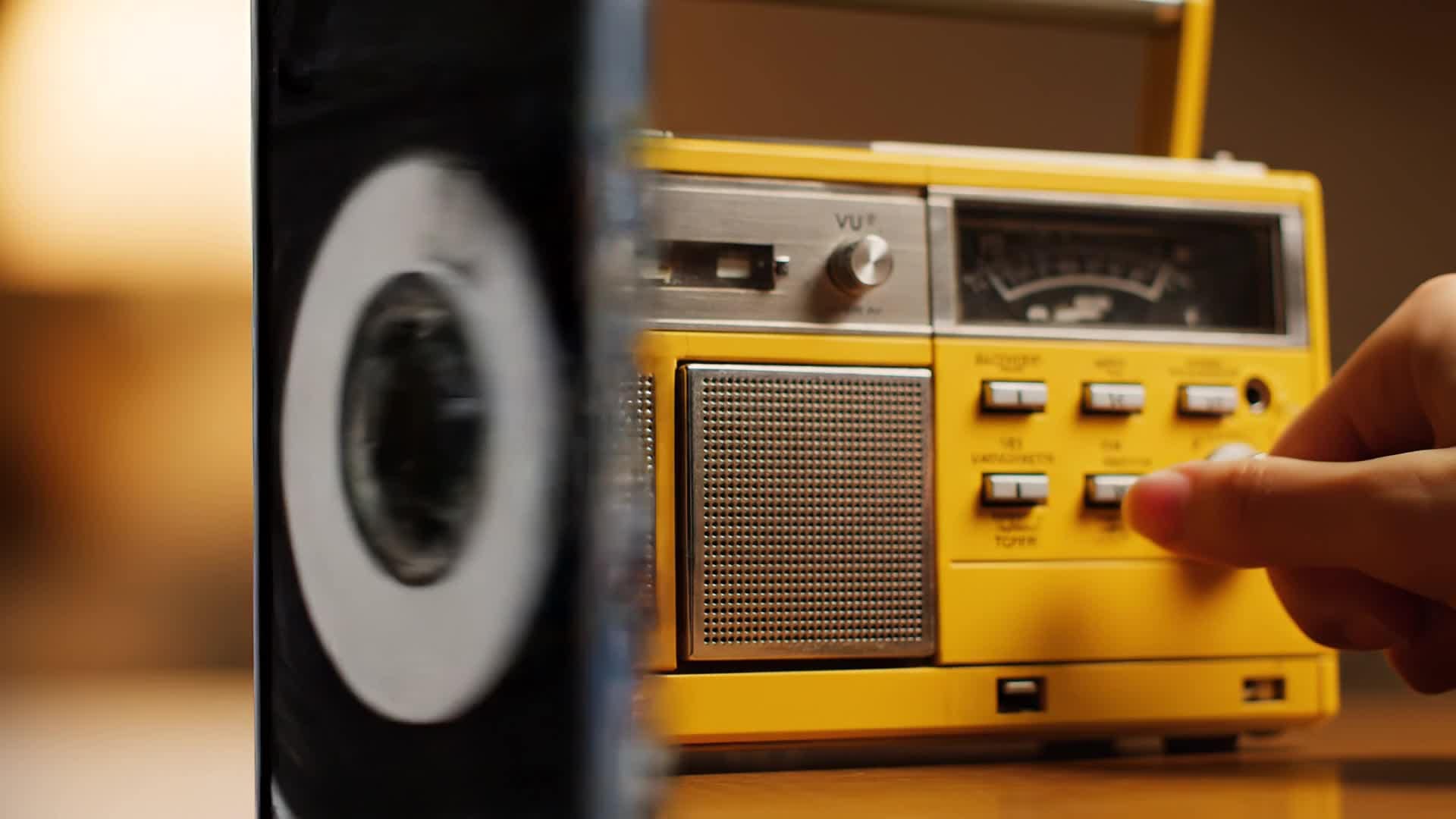 AI-generated vintage motion effect