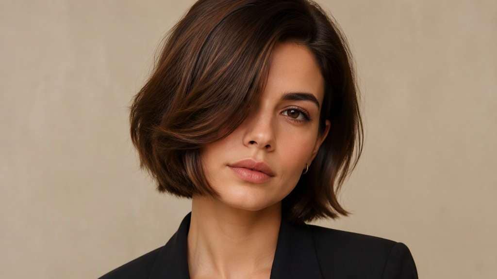 Side Part Wavy Bob