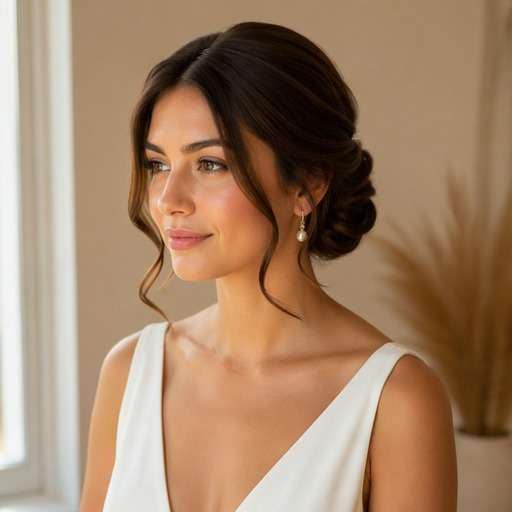 Classic Low Chignon hairstyle photo preview