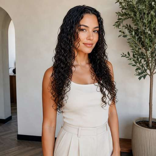 Defined Wet Curls hairstyle photo preview