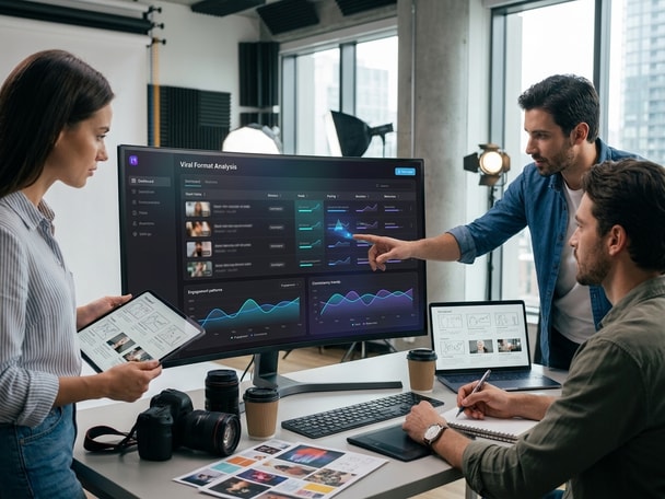 Analyze viral formats with AI insights