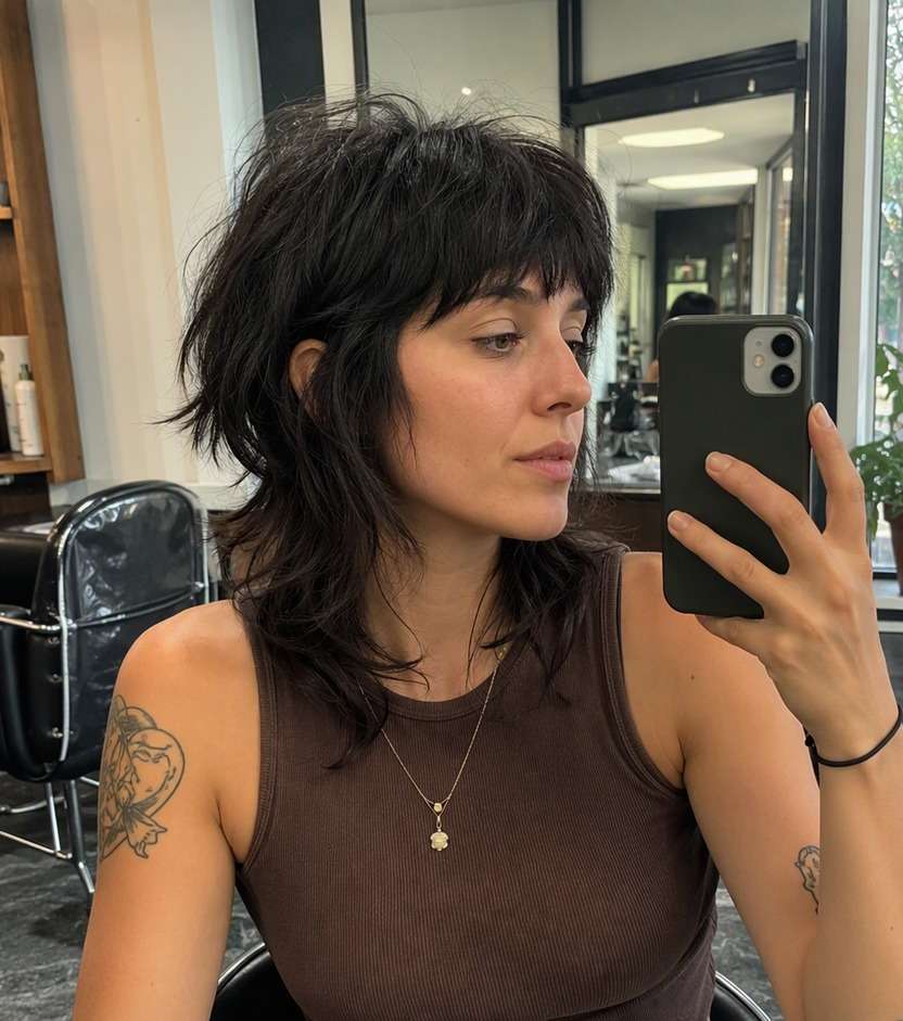 Bold Textured Wolf Cut