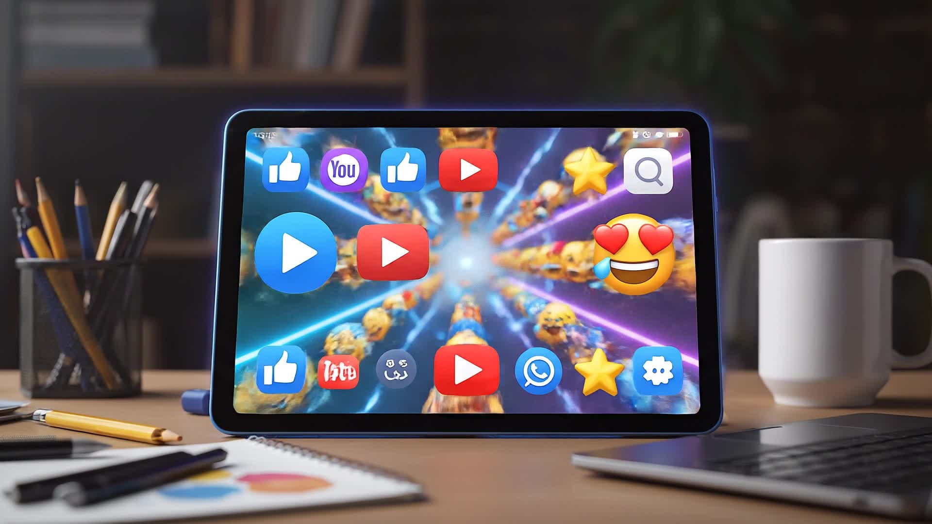 Animated image transformation demo