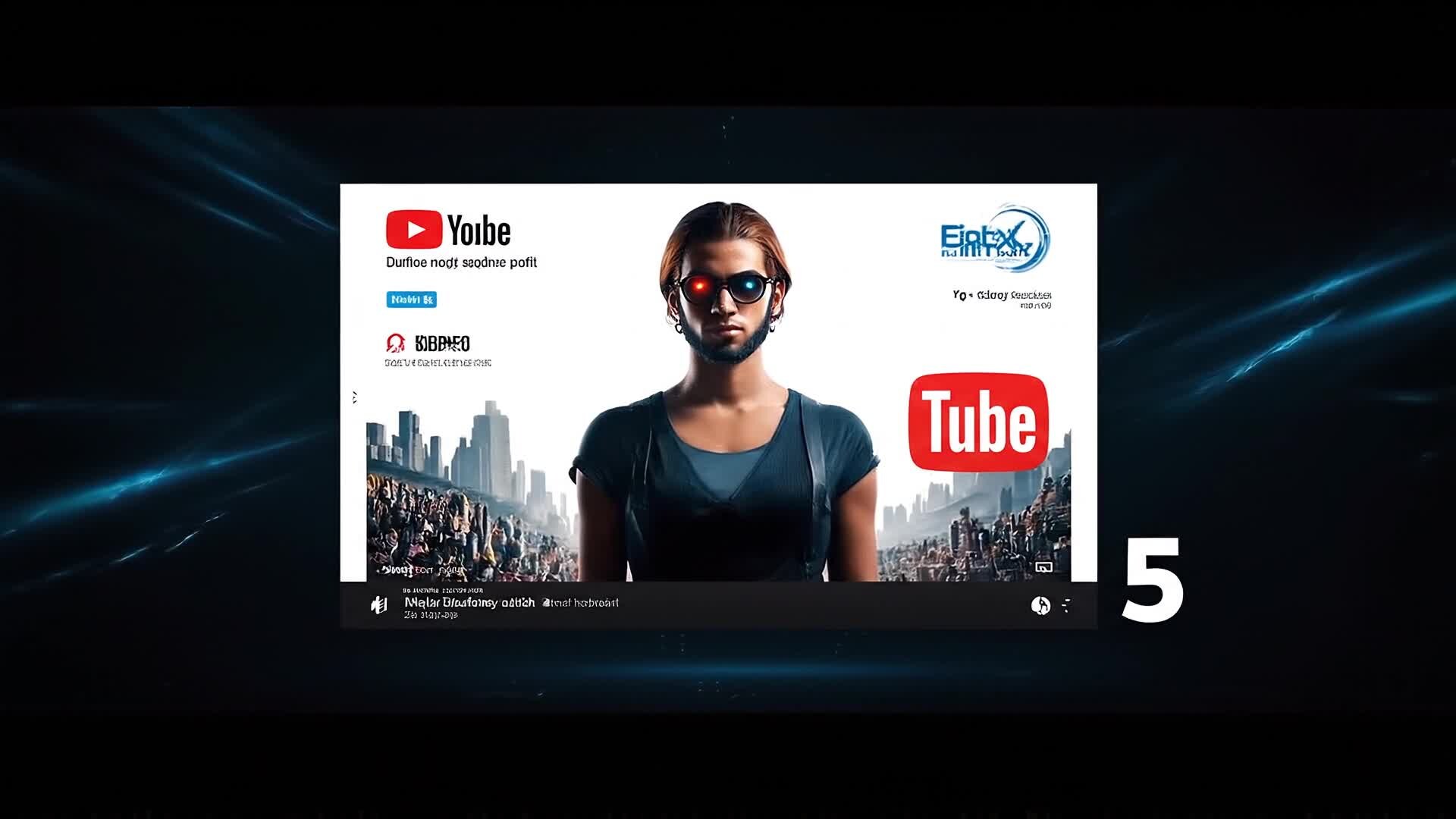 Animated image turned into short-form clip