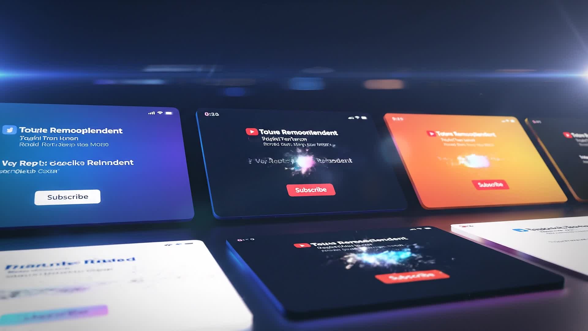 Animated logo outro from image
