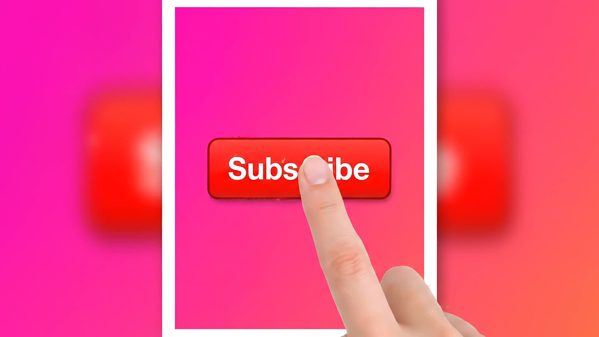 AI-generated outro using static banner
