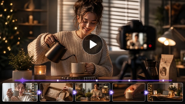 Analyze the structure of a YouTube trending short with Media.io Viral Studio