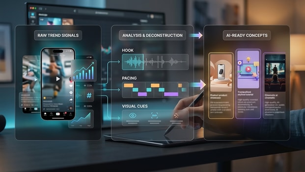 Create AI-ready concepts from YouTube Shorts trend insights