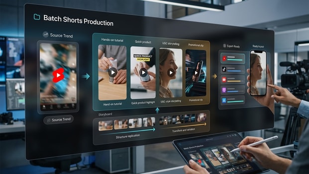 Scale original YouTube Shorts production with AI-assisted creative workflows