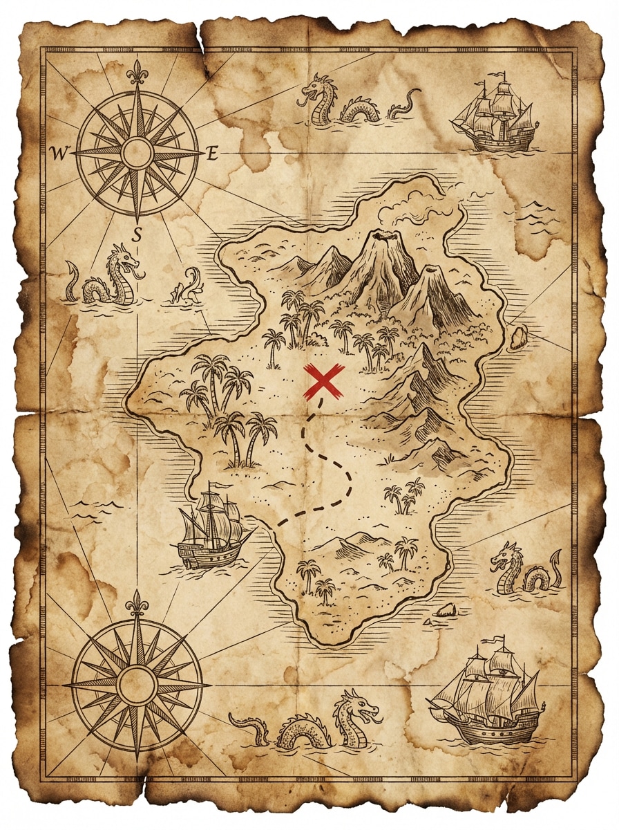 3D Terrain Map for Game Generated by Nano Banana Pro