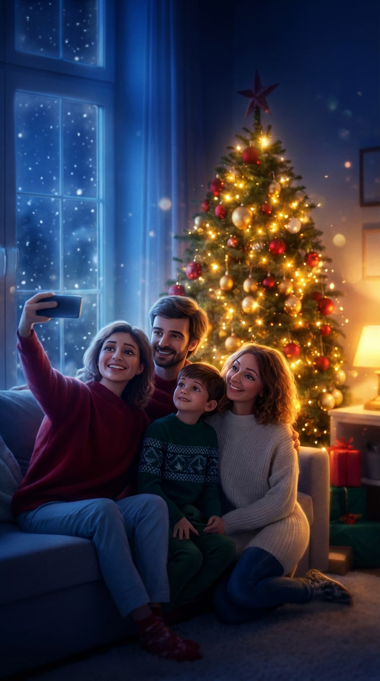 ai christmas tree hairstyle