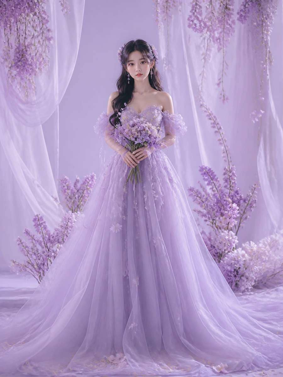 Lavender Dream Portrait photo