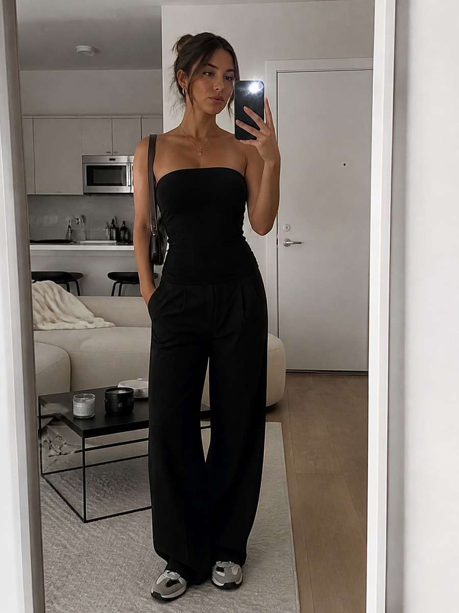 Cool Girl Mirror Selfie Style photo