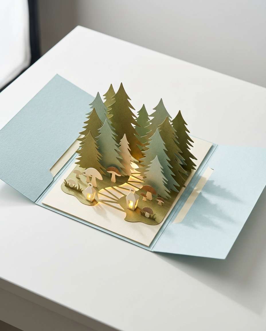 enchanted forest gatefold photo